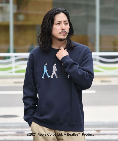 The Beatles（ザビートルズ）の「【WEB限定】SHIPS: THE BEATLES コラボレーション クルーネック スウェット 21FW（スウェット・メンズ・グレー/ネイビー/ブラック/グレー系その他・LARGE/SMALL/X-LARGE/MEDIUM）」の13枚目の写真