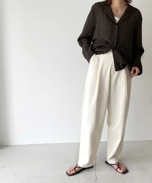 CANAL JEAN | RED CHOP WORKS(レッドチョップワークス) コットンタックパンツ(その他パンツ)
