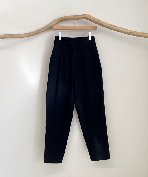 CANAL JEAN(キャナルジーン)の「RED CHOP WORKS コットンタックパンツ(その他パンツ・レディース・ブラック/ベージュ/ブラウン/ネイビー/カーキ/オフホワイト・38/36/34)」の8枚目の写真