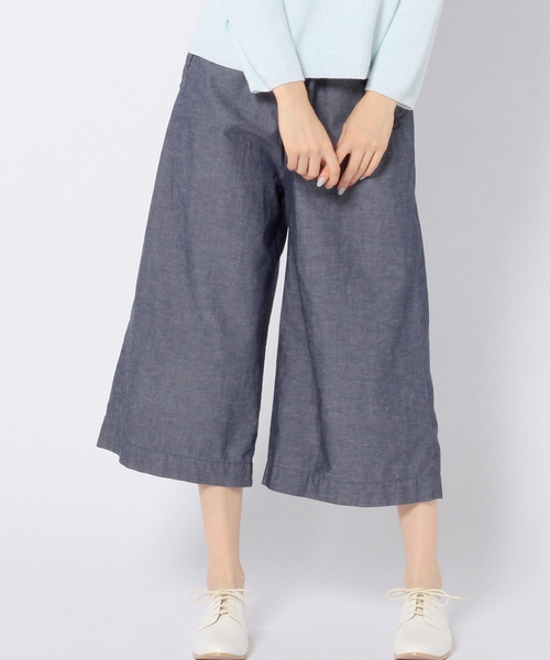 Another Edition(アナザーエディション)の「ガウチョパンツ/AEBC GAUCHO PT(その他パンツ・レディース・ネイビー/ライトブルー・MEDIUM/SMALL)」の4枚目の写真