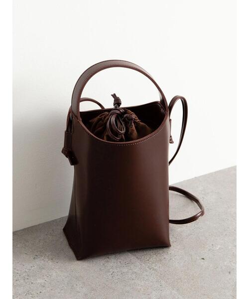 AMERICAN HOLIC(アメリカンホリック)の「巾着付き2Wayショルダーバッグ(ショルダーバッグ・レディース・グリーン/ブラウン/アイボリー/ブラック・FREE)」の6枚目の写真