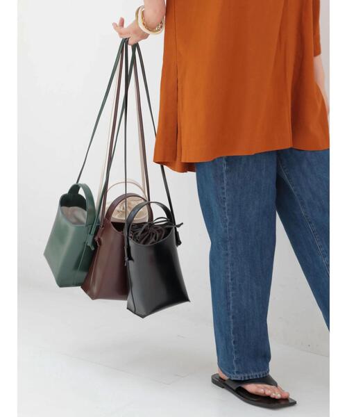 AMERICAN HOLIC(アメリカンホリック)の「巾着付き2Wayショルダーバッグ(ショルダーバッグ・レディース・グリーン/ブラウン/アイボリー/ブラック・FREE)」の13枚目の写真