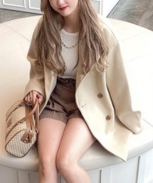 WEGO/メルトンダブルテーラードジャケット