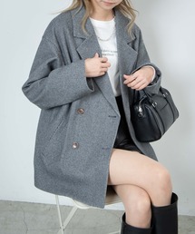 WEGO/メルトンダブルテーラードジャケット