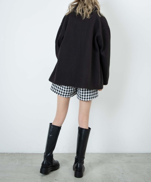 WEGO（ウィゴー）の「WEGO/メルトンダブルテーラードジャケット（テーラードジャケット・レディース・グリーン/ライトベージュ/ベージュ系その他2/ブラック/ブラック系その他2・FREE）」の18枚目の写真