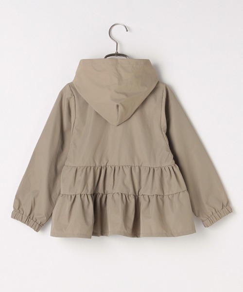 b・ROOM(ビールーム)の「ペプラムマウンテンパーカ(マウンテンパーカー・キッズ・ネイビー/カーキ/ライトピンク/ベージュ・110cm/130cm/120cm/90cm/100cm)」の6枚目の写真