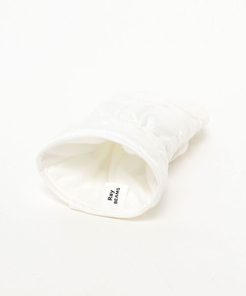 Ray BEAMS(レイビームス)の「Ray BEAMS / キルティング ミトン(手袋・レディース・ホワイト/ブラック/ベージュ・ONE SIZE)」の5枚目の写真