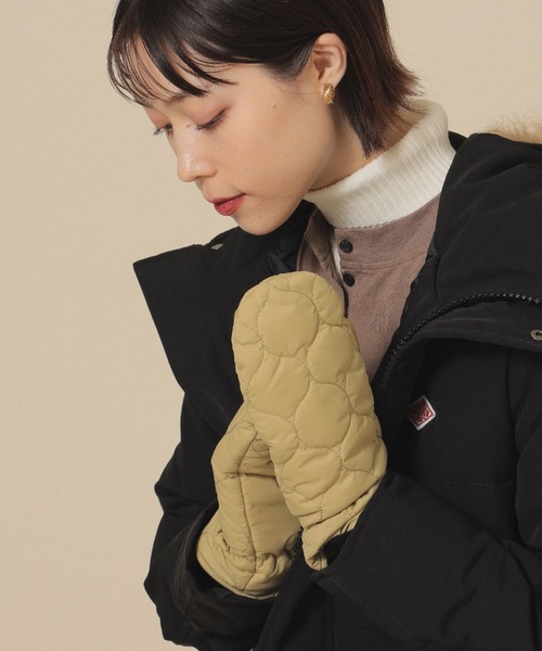 Ray BEAMS(レイビームス)の「Ray BEAMS / キルティング ミトン(手袋・レディース・ホワイト/ブラック/ベージュ・ONE SIZE)」の3枚目の写真