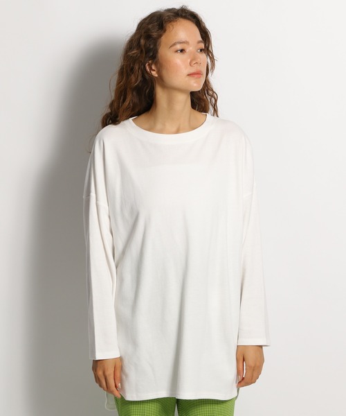 niko and...（ニコアンド）の「ニットベスト付きレイヤードセットプルオーバー（Tシャツ/カットソー・レディース・グリーン/スモーク/モカ・MEDIUM/LARGE）」の8枚目の写真