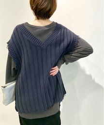 Whim Gazette | 【THE PAUSE】グランジニットべスト(ベスト)