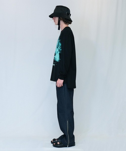 Wizzard(ウィザード)の「Wizzard ウィザード / BUCKET HAT バケットハット 撥水 防水 / WAH22-003(ハット・メンズ・ブラック・2/1)」の5枚目の写真