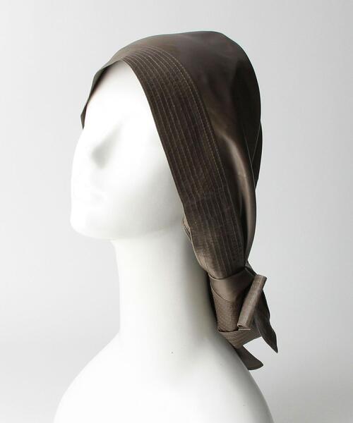 BEAUTY&YOUTH UNITED ARROWS（ビューティーアンドユースユナイテッドアローズ）の「＜La Maison de Lyllis＞KERCHIEF ヘッドカーチフ（その他ヘアアクセサリー・レディース・ブラウン・FREE）」の2枚目の写真