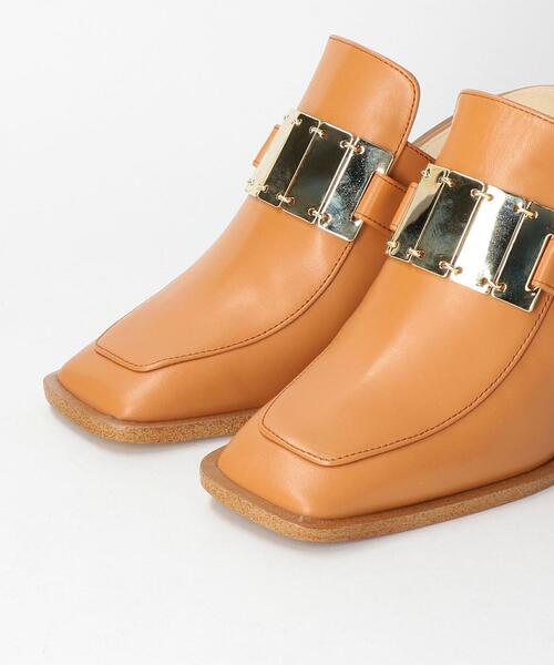 BEAUTY&YOUTH UNITED ARROWS（ビューティーアンドユースユナイテッドアローズ）の「＜HEWN＞SQUARE LOAFER MULES/シューズ（その他シューズ・レディース・ベージュ・38/36/37/36h/37h）」の5枚目の写真