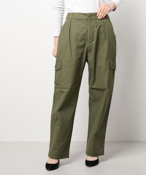 Lugnoncure（ルノンキュール）の「カーゴパンツ（カーゴパンツ・レディース・オフホワイト/カーキ/ネイビー・MEDIUM/LARGE）」の7枚目の写真