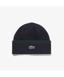 LACOSTE | ダブルボーダーニットキャップ(ニットキャップ/ビーニー)