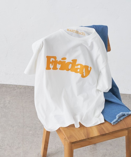 MASTER&Co（マスターアンドコー）の「【MASTER&Co./マスターアンドコー】プリントTシャツ（Tシャツ/カットソー・レディース・ブラック/レッド/イエロー・FREE）」の2枚目の写真