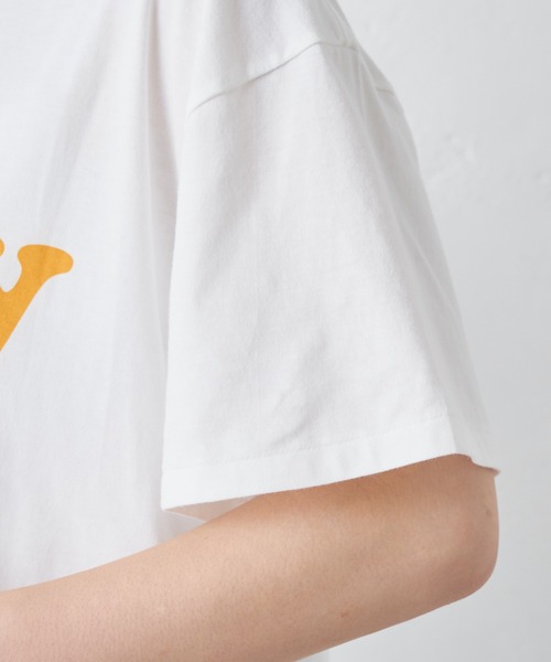 MASTER&Co（マスターアンドコー）の「【MASTER&Co./マスターアンドコー】プリントTシャツ（Tシャツ/カットソー・レディース・ブラック/レッド/イエロー・FREE）」の18枚目の写真