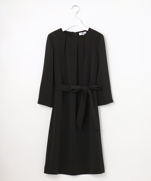 J.PRESS Ladies(J.プレス レディス)の「【洗える】ヴィーナスダブルクロス ワンピース(ワンピース・レディース・ブラック系/ネイビー系・XS)」の12枚目の写真