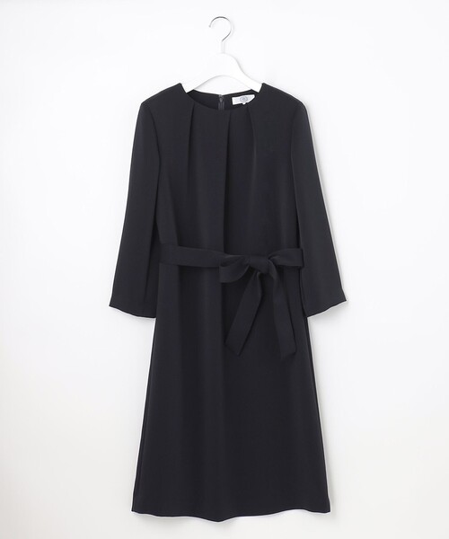 J.PRESS Ladies(J.プレス レディス)の「【洗える】ヴィーナスダブルクロス ワンピース(ワンピース・レディース・ブラック系/ネイビー系・XS)」の13枚目の写真
