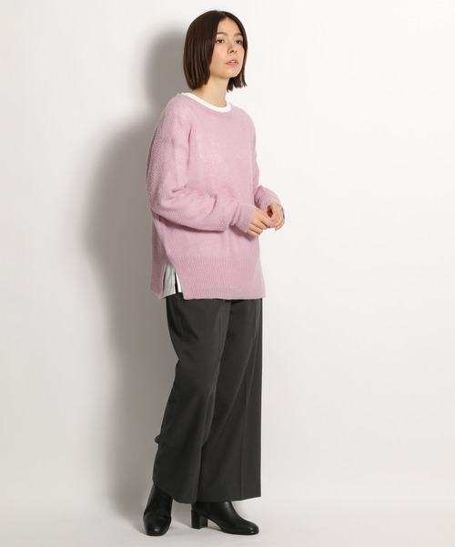 niko and...(ニコアンド)の「裏起毛セミワイドパンツ(その他パンツ・レディース・ベージュ/グレー/グリーン/チャコール・MEDIUM/LARGE)」の17枚目の写真