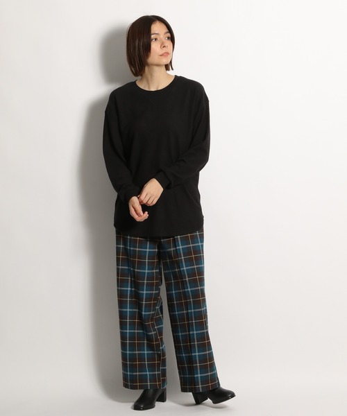 niko and...(ニコアンド)の「裏起毛セミワイドパンツ(その他パンツ・レディース・ベージュ/グレー/グリーン/チャコール・MEDIUM/LARGE)」の11枚目の写真