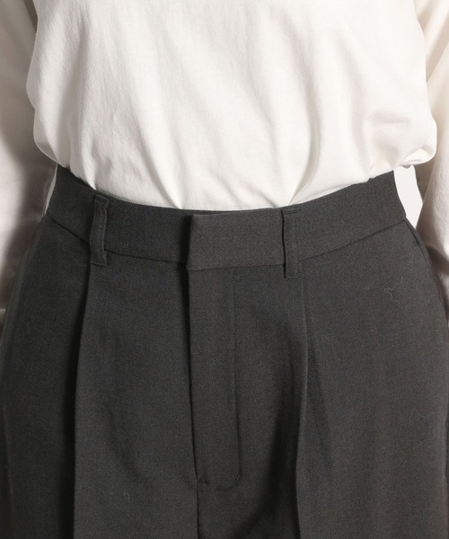 niko and...(ニコアンド)の「裏起毛セミワイドパンツ(その他パンツ・レディース・ベージュ/グレー/グリーン/チャコール・MEDIUM/LARGE)」の12枚目の写真