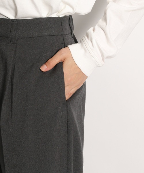 niko and...(ニコアンド)の「裏起毛セミワイドパンツ(その他パンツ・レディース・ベージュ/グレー/グリーン/チャコール・MEDIUM/LARGE)」の7枚目の写真