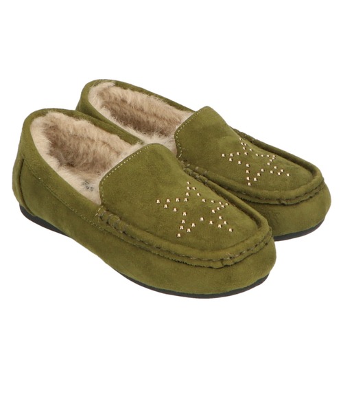 ORiental TRaffic(オリエンタルトラフィック)の「スタッズムートンシューズ K-132(モカシン/デッキシューズ・キッズ・ブラック/ブラウン/レッド/カーキ・15.0cm/16.0cm/17.0cm/18.0cm/19.0cm/20.0cm)」の18枚目の写真