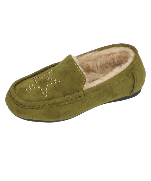 ORiental TRaffic(オリエンタルトラフィック)の「スタッズムートンシューズ K-132(モカシン/デッキシューズ・キッズ・ブラック/ブラウン/レッド/カーキ・15.0cm/16.0cm/17.0cm/18.0cm/19.0cm/20.0cm)」の21枚目の写真