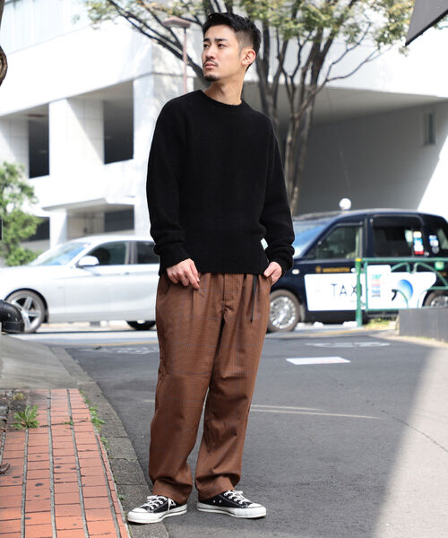 BEAMS（ビームス）の「BEAMS / 5ゲージ ブークレ クルーネック（ニット/セーター・メンズ・ブラック/ベージュ/グレー系その他・LARGE/SMALL/MEDIUM）」の6枚目の写真