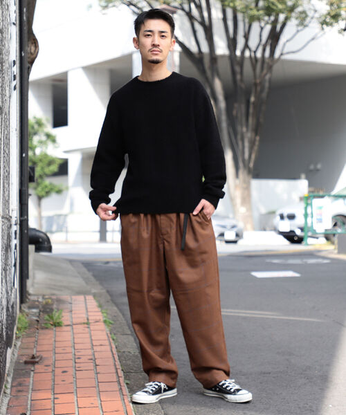 BEAMS（ビームス）の「BEAMS / 5ゲージ ブークレ クルーネック（ニット/セーター・メンズ・ブラック/ベージュ/グレー系その他・LARGE/SMALL/MEDIUM）」の7枚目の写真
