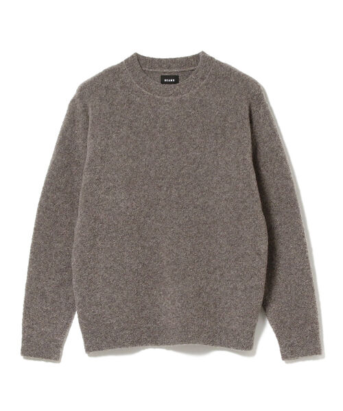 BEAMS（ビームス）の「BEAMS / 5ゲージ ブークレ クルーネック（ニット/セーター・メンズ・ブラック/ベージュ/グレー系その他・LARGE/SMALL/MEDIUM）」の13枚目の写真