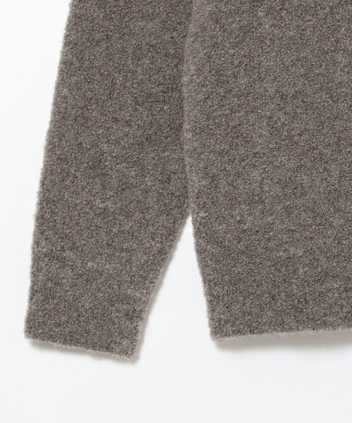 BEAMS（ビームス）の「BEAMS / 5ゲージ ブークレ クルーネック（ニット/セーター・メンズ・ブラック/ベージュ/グレー系その他・LARGE/SMALL/MEDIUM）」の15枚目の写真