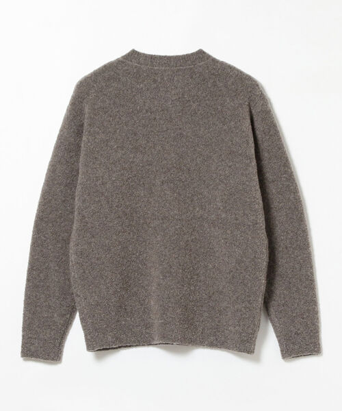 BEAMS（ビームス）の「BEAMS / 5ゲージ ブークレ クルーネック（ニット/セーター・メンズ・ブラック/ベージュ/グレー系その他・LARGE/SMALL/MEDIUM）」の16枚目の写真