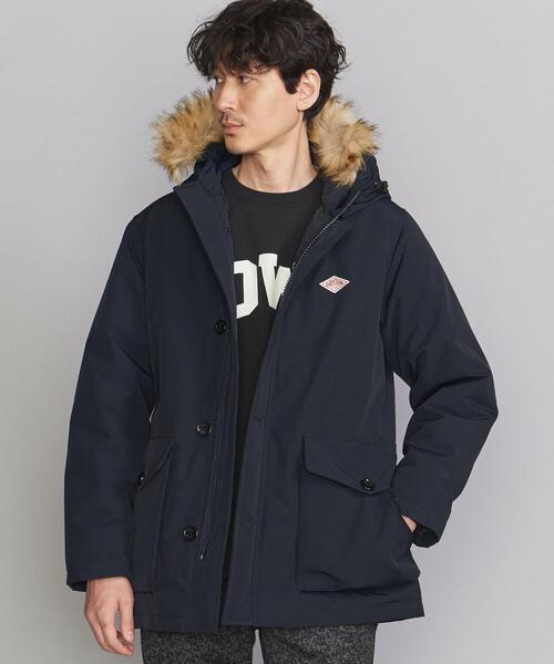 【美品】DANTON　T/C SHORT ダウンコート ネイビー　M DANTON/ダントン】T/C SHORT ダウンコート◇｜フォーワンセブン