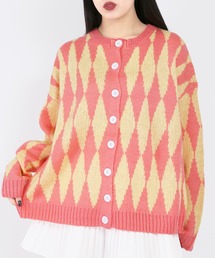 WC | ハーリキンチェックカーディガン(カーディガン/ボレロ)