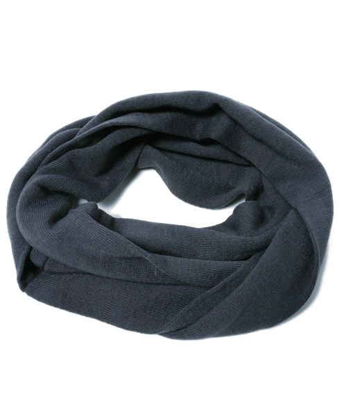 NANO universe（ナノユニバース）の「：カラースヌード（ストール/ショール・メンズ・ブラック/チャコール/ベージュ/ネイビー・FREE）」の3枚目の写真