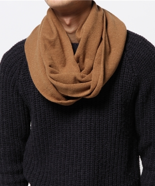 NANO universe（ナノユニバース）の「：カラースヌード（ストール/ショール・メンズ・ブラック/チャコール/ベージュ/ネイビー・FREE）」の8枚目の写真
