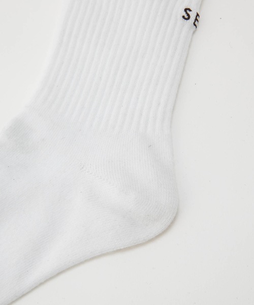 SEA(シー)の「リブソックス(2PCS)(ソックス/靴下・レディース・ホワイト・ONE SIZE)」の5枚目の写真