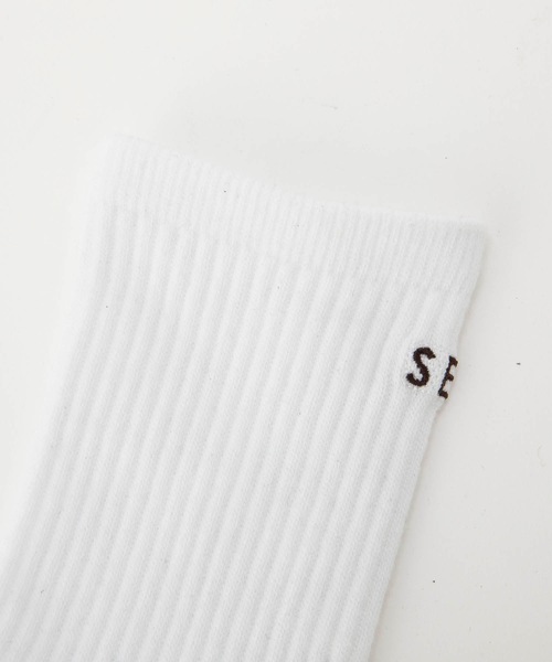 SEA(シー)の「リブソックス(2PCS)(ソックス/靴下・レディース・ホワイト・ONE SIZE)」の7枚目の写真