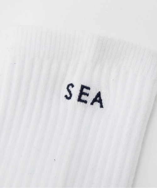 SEA(シー)の「リブソックス(2PCS)(ソックス/靴下・レディース・ホワイト・ONE SIZE)」の4枚目の写真