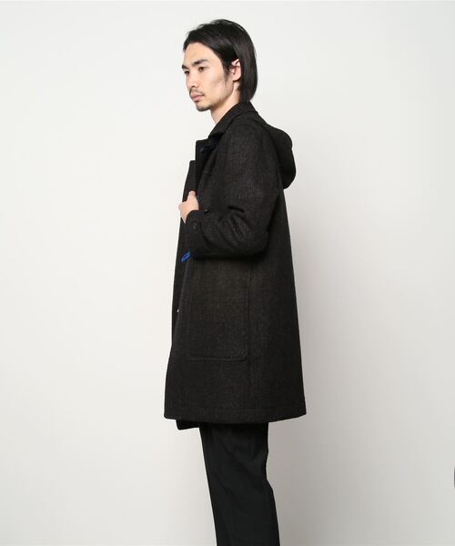 Paul Smith(ポールスミス)の「ツィードダッフルコート / 212112 304U(ダッフルコート・メンズ・ブラウン・SMALL/MEDIUM/LARGE/X-LARGE)」の5枚目の写真