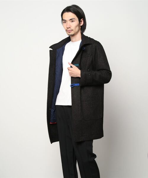 Paul Smith(ポールスミス)の「ツィードダッフルコート / 212112 304U(ダッフルコート・メンズ・ブラウン・SMALL/MEDIUM/LARGE/X-LARGE)」の4枚目の写真