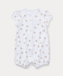 Polo ベア コットン ロンパース