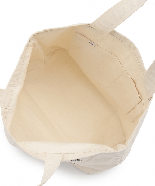 coen（コーエン）の「刺繍トートバッグ小（トートバッグ・メンズ・オフホワイト・FREE）」の6枚目の写真