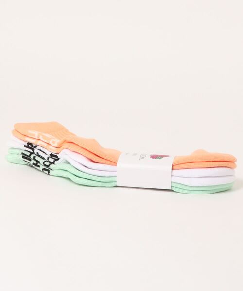 FRUIT OF THE LOOM（フルーツオブザルーム）の「Q バッグロゴ（ソックス/靴下・レディース・マルチ・FREE）」の2枚目の写真