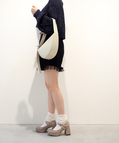 厚底ダブルストラップパンプス -8980645（パンプス）｜byあしながおじさん（バイアシナガオジサン）