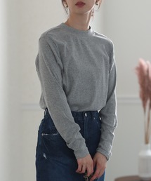 プチハイネックカットソー 長袖