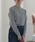 ElegChic�i�G���O�V�b�N�j�́u�v�`�n�C�l�b�N�J�b�g�\�[ ���� �iT�V���c/�J�b�g�\�[�j�v�b�ۃO���[