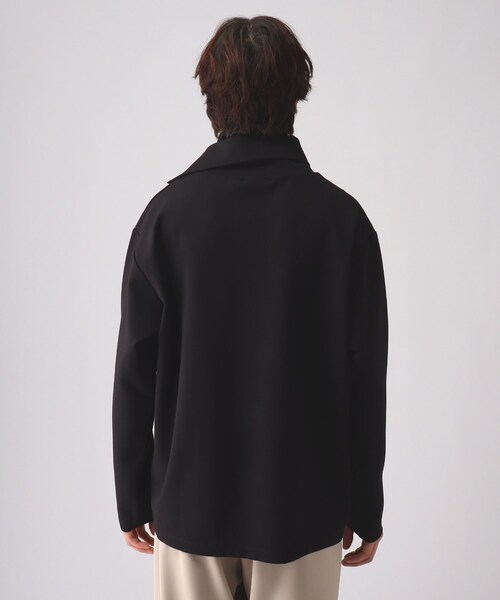 tk.TAKEO KIKUCHI(ティーケータケオキクチ)の「◆レイヤーハイネックカットソー(Tシャツ/カットソー・メンズ・ホワイト/ブラック・02/03)」の5枚目の写真